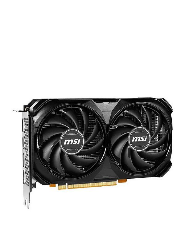 MSI RTX 4060 8GB Ventus 2X 8G Graphics Card - Black | Very MSI RTX 4060 8GB Ventus 2X 8G Graphics Card - Black | Very