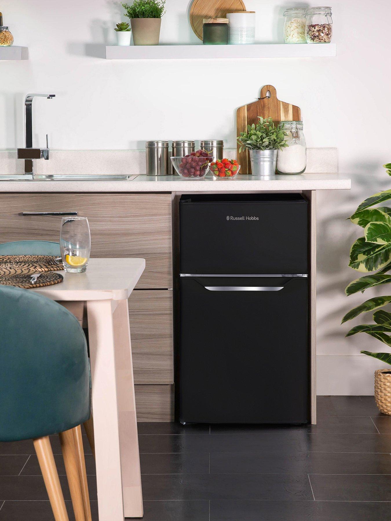 Russell Hobbs RH48UCFF2B 48cm Wide UnderCounter Fridge Freezer Black