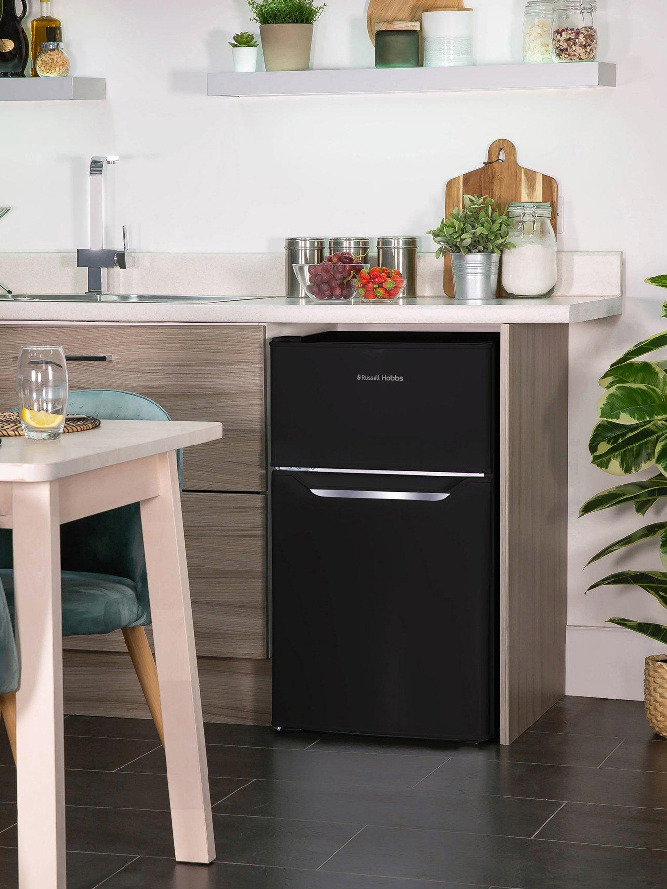Russell Hobbs RH48UCFF2B 48cm Wide UnderCounter Fridge Freezer Black