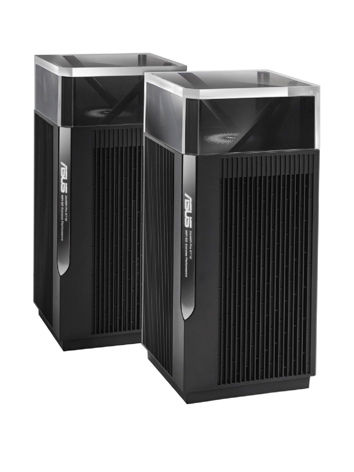 Image 1 of 4 of Asus ZenWifi Pro ET12 WiFi&nbsp;6E Mesh System AXE11000&nbsp;(2 Pack) - Black
