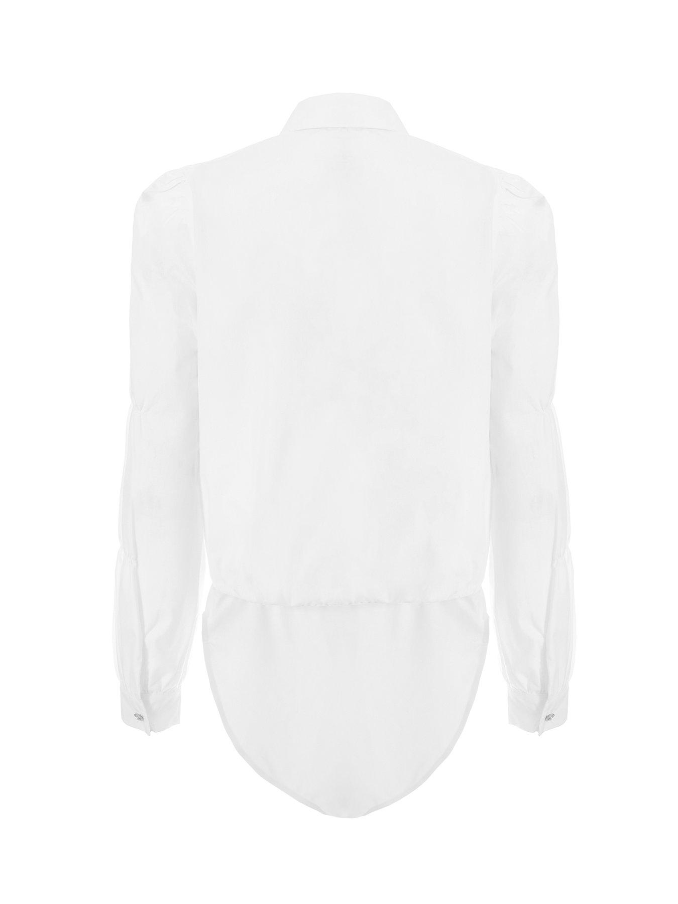 Image 5 of 6 of Quiz White Shirt Bodysuit