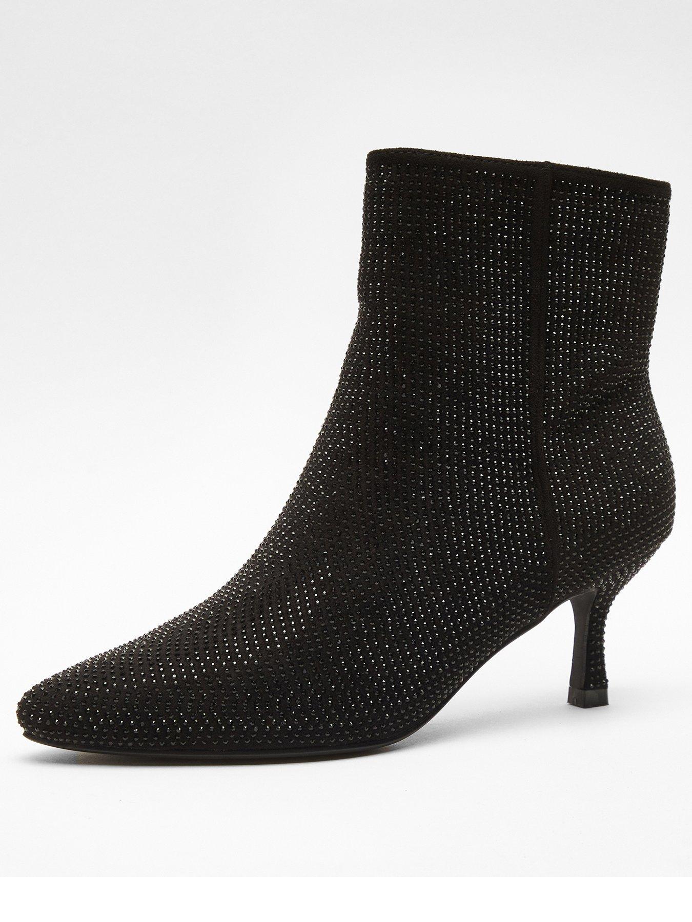 Diamante ankle boots sales uk