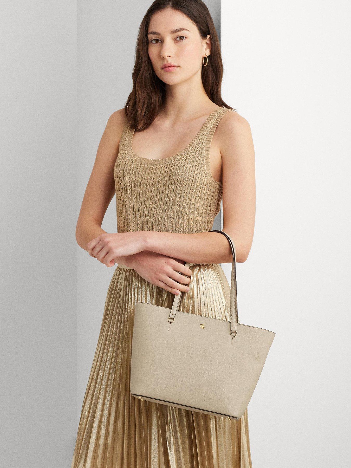 Ralph lauren clearance tan tote