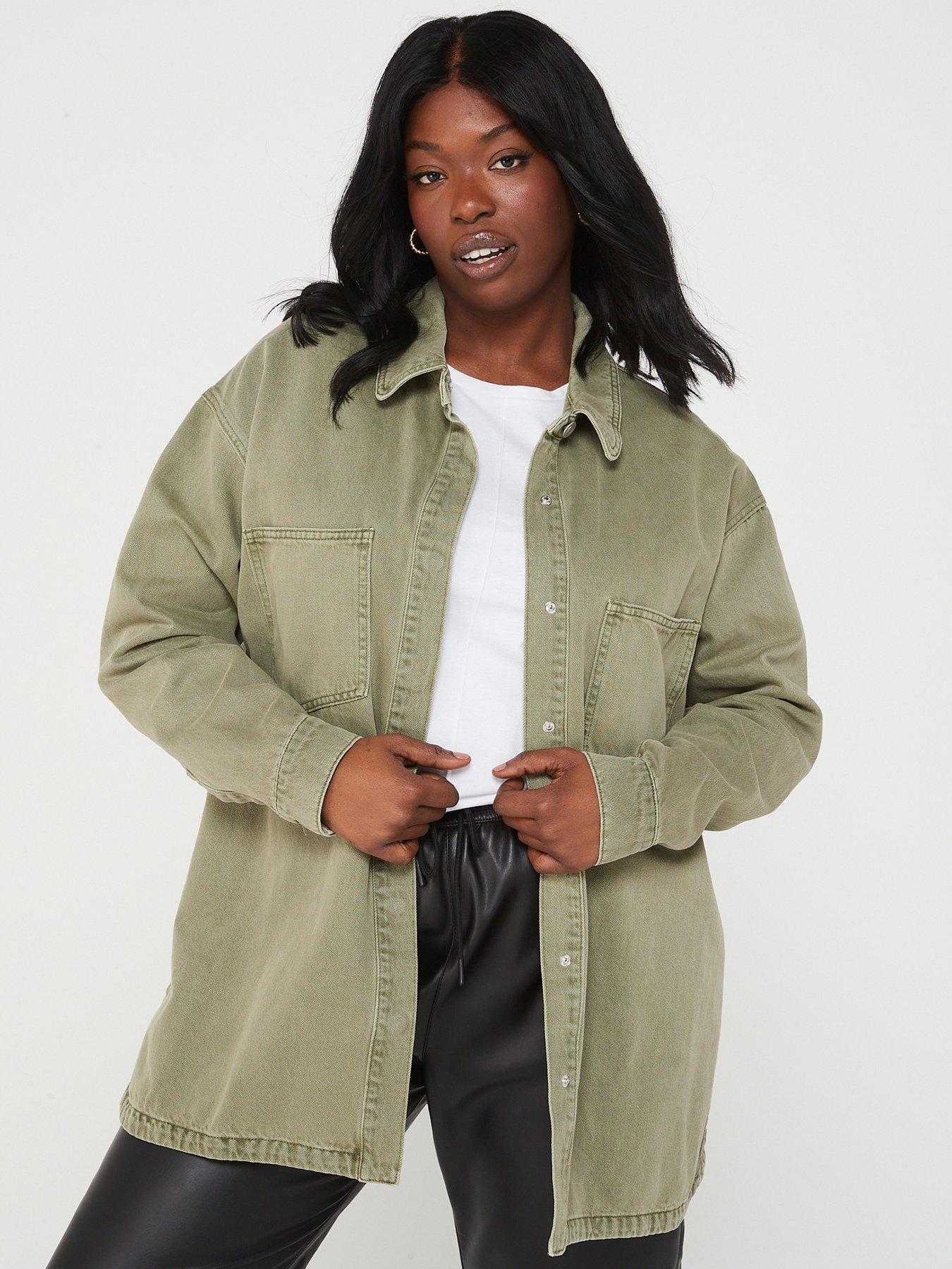 Stylemyth Branded Plus Size Denim jacket