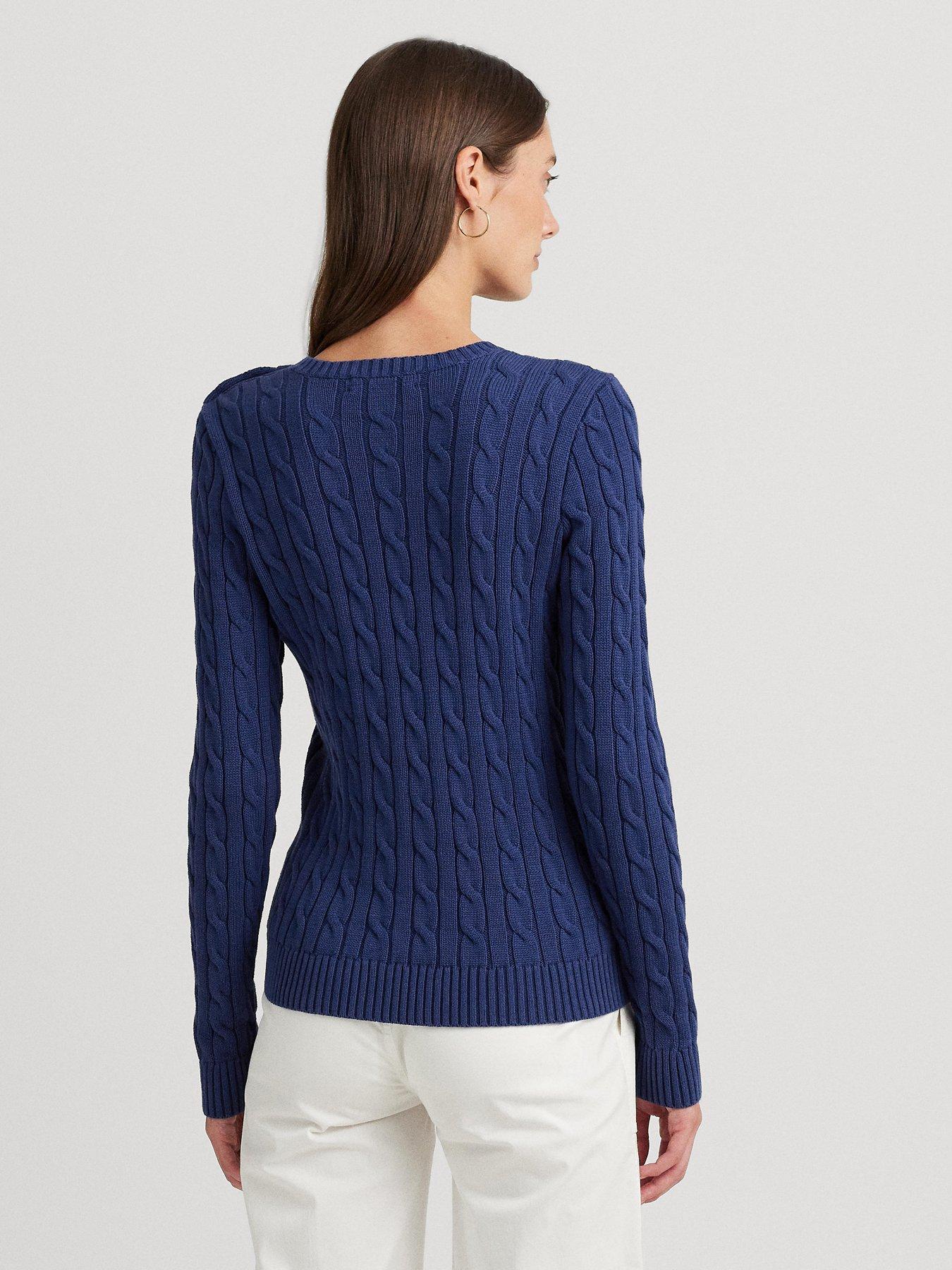 Lauren by Ralph Lauren Montiva-Long Sleeve-Pullover - Indigo Sail ...