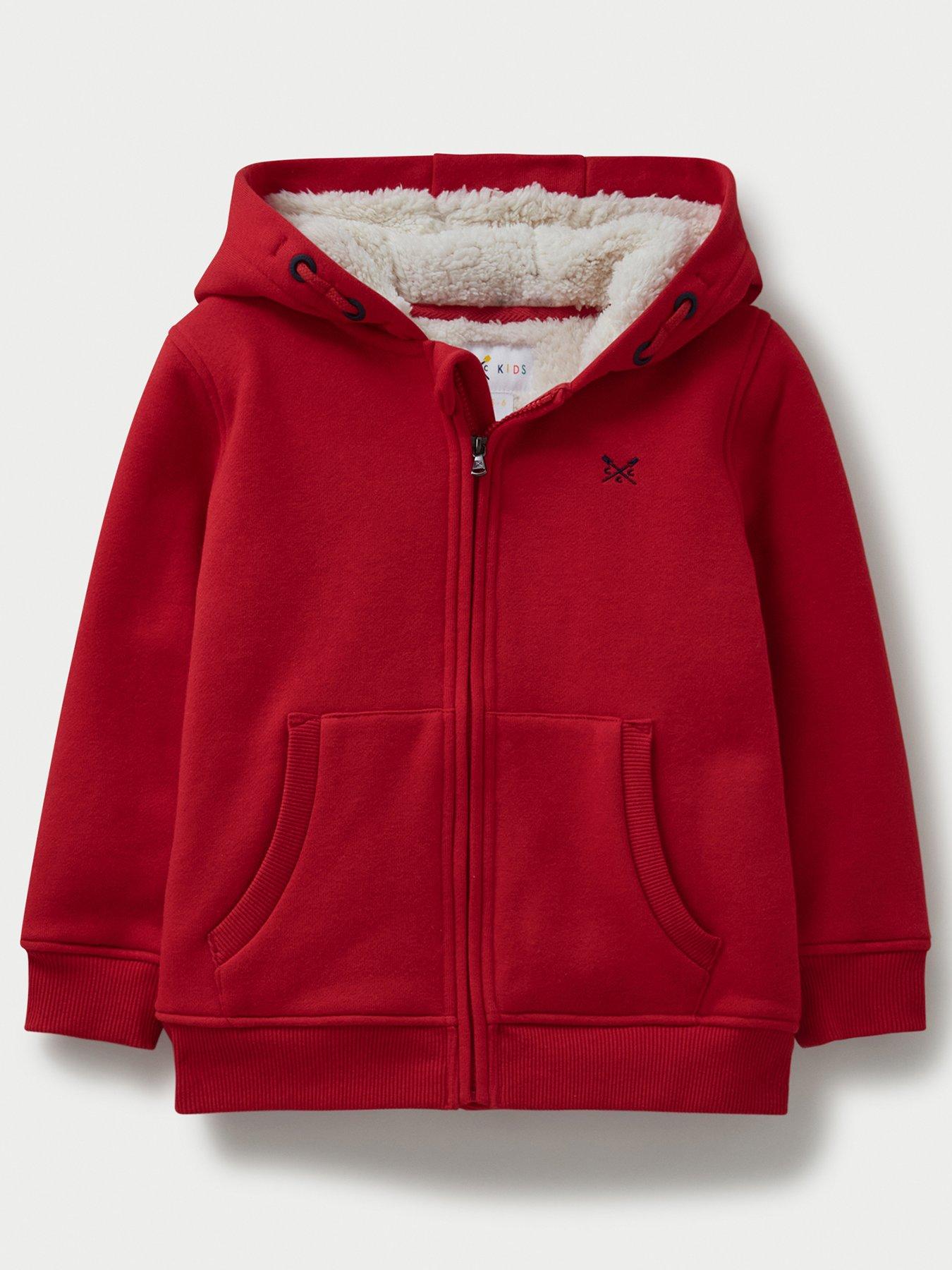 Fleece lined 2024 hoodie boys