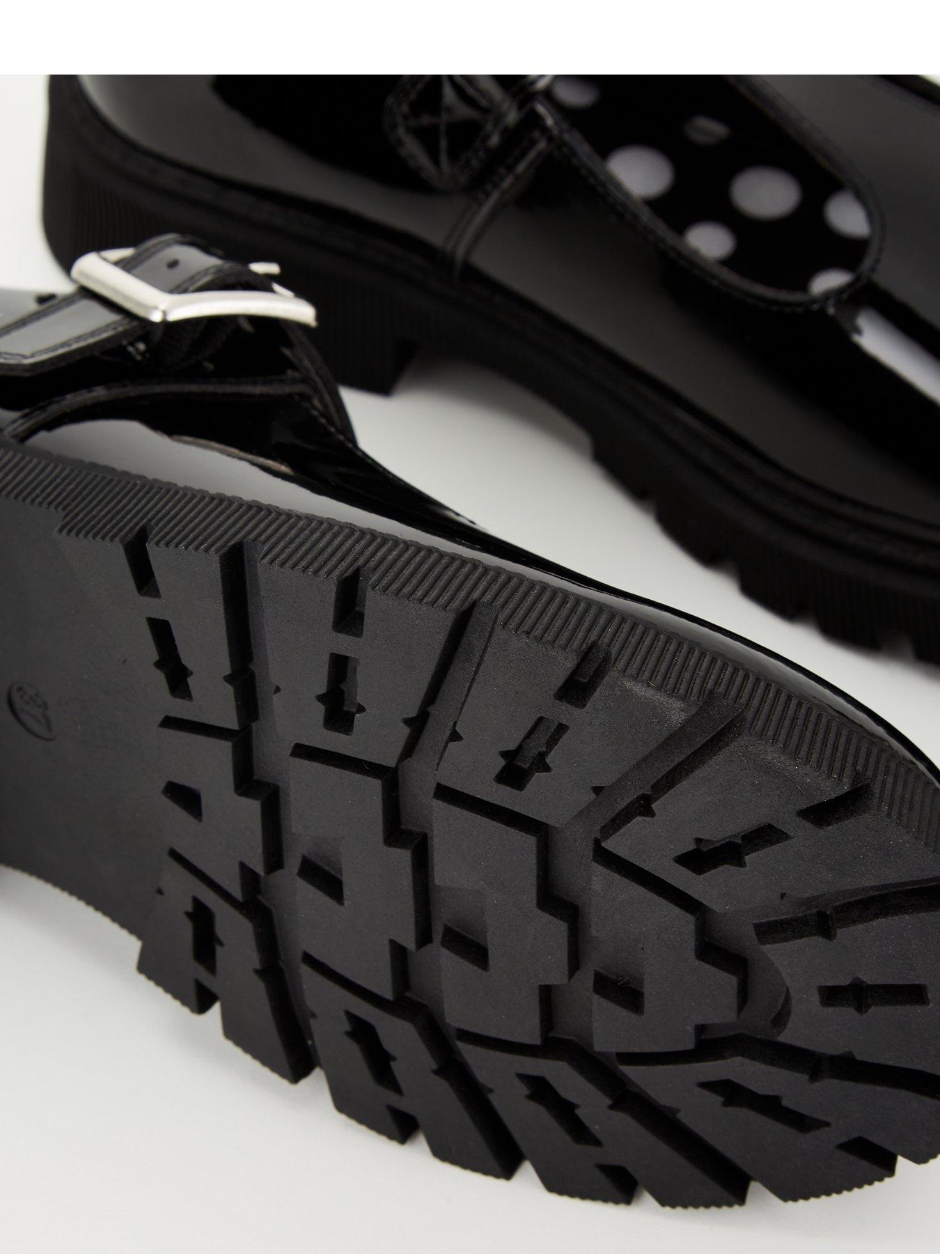 Image 5 of 6 of The Very Collection Older Girls Patent Leather T-bar School Shoe - Black