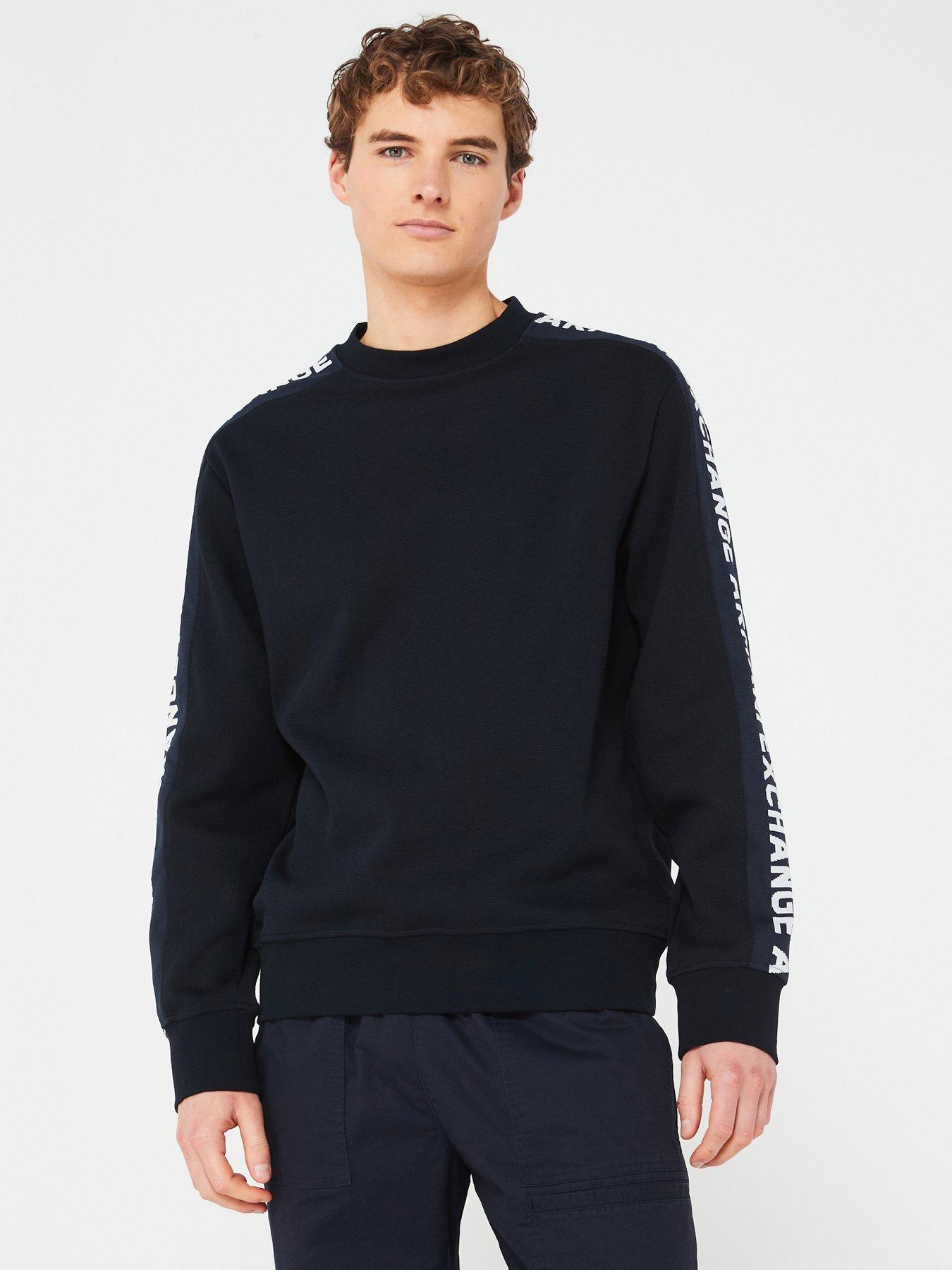 Armani tape sweatshirt sale