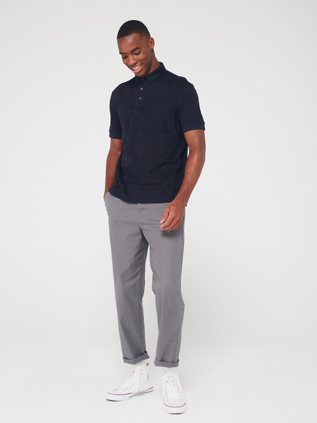 Image 3 of 5 of Armani Exchange Camo Jacquard Polo Shirt