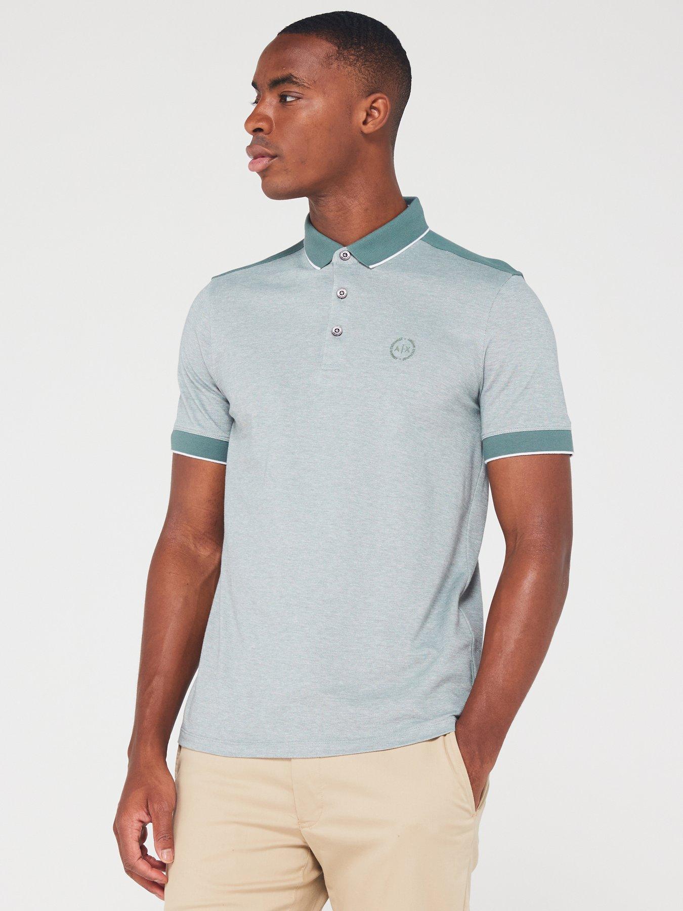 Armani exchange polo on sale shirt price