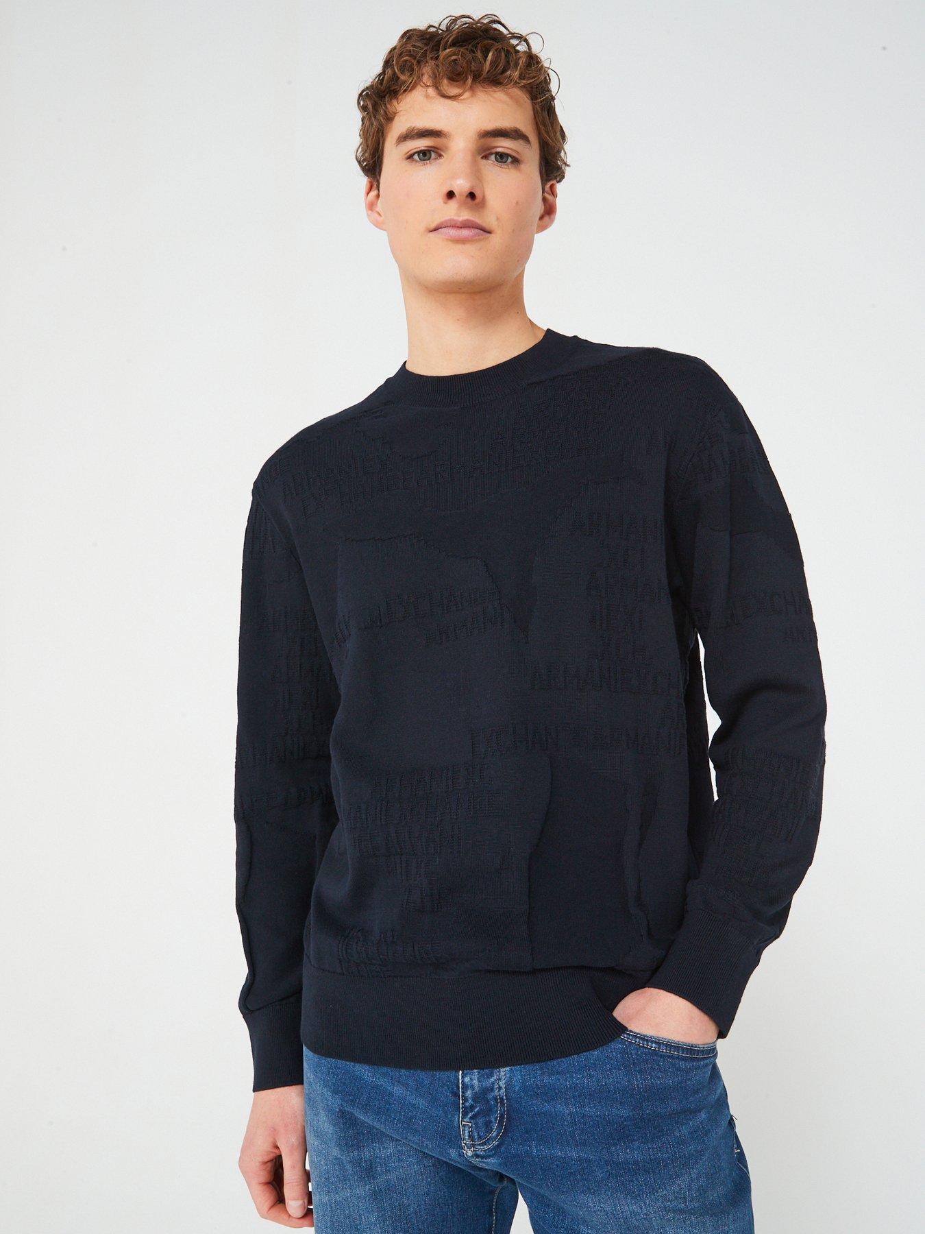 Armani crew neck clearance jumper