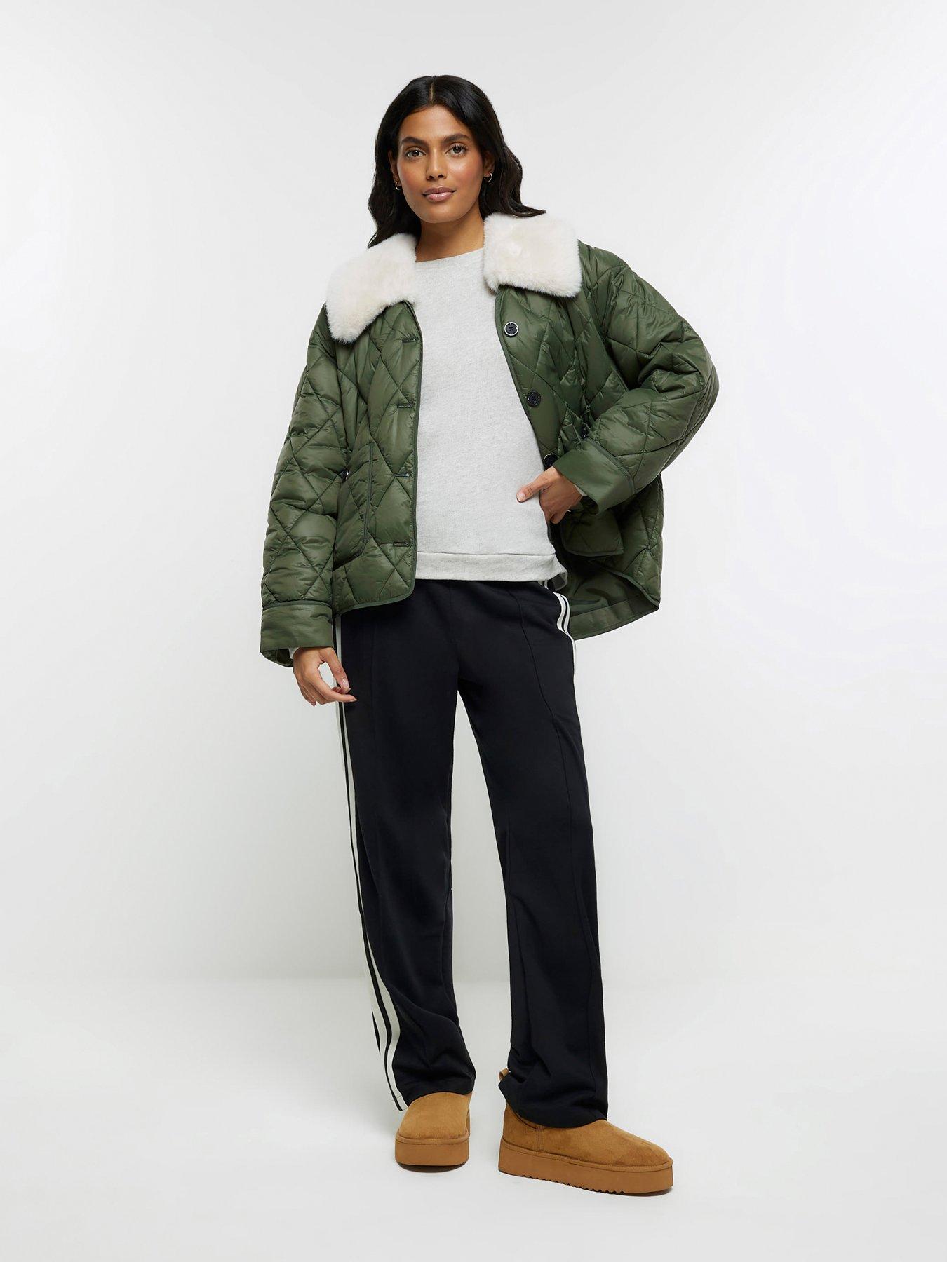 River island padded on sale coats