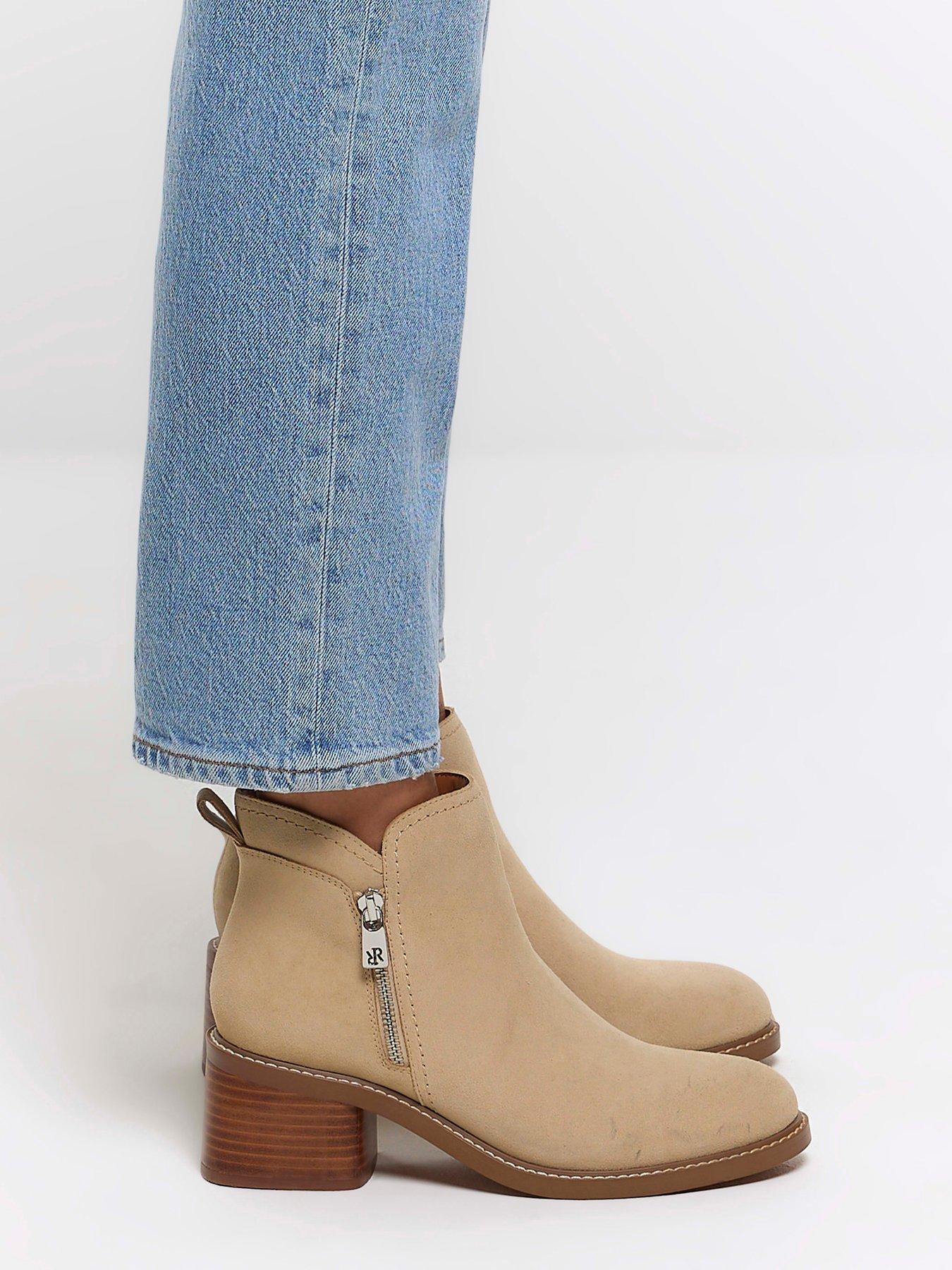 Tan boots hot sale river island