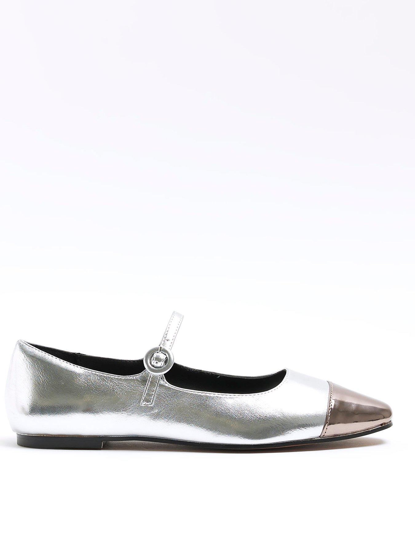 Silver flats best sale size 10