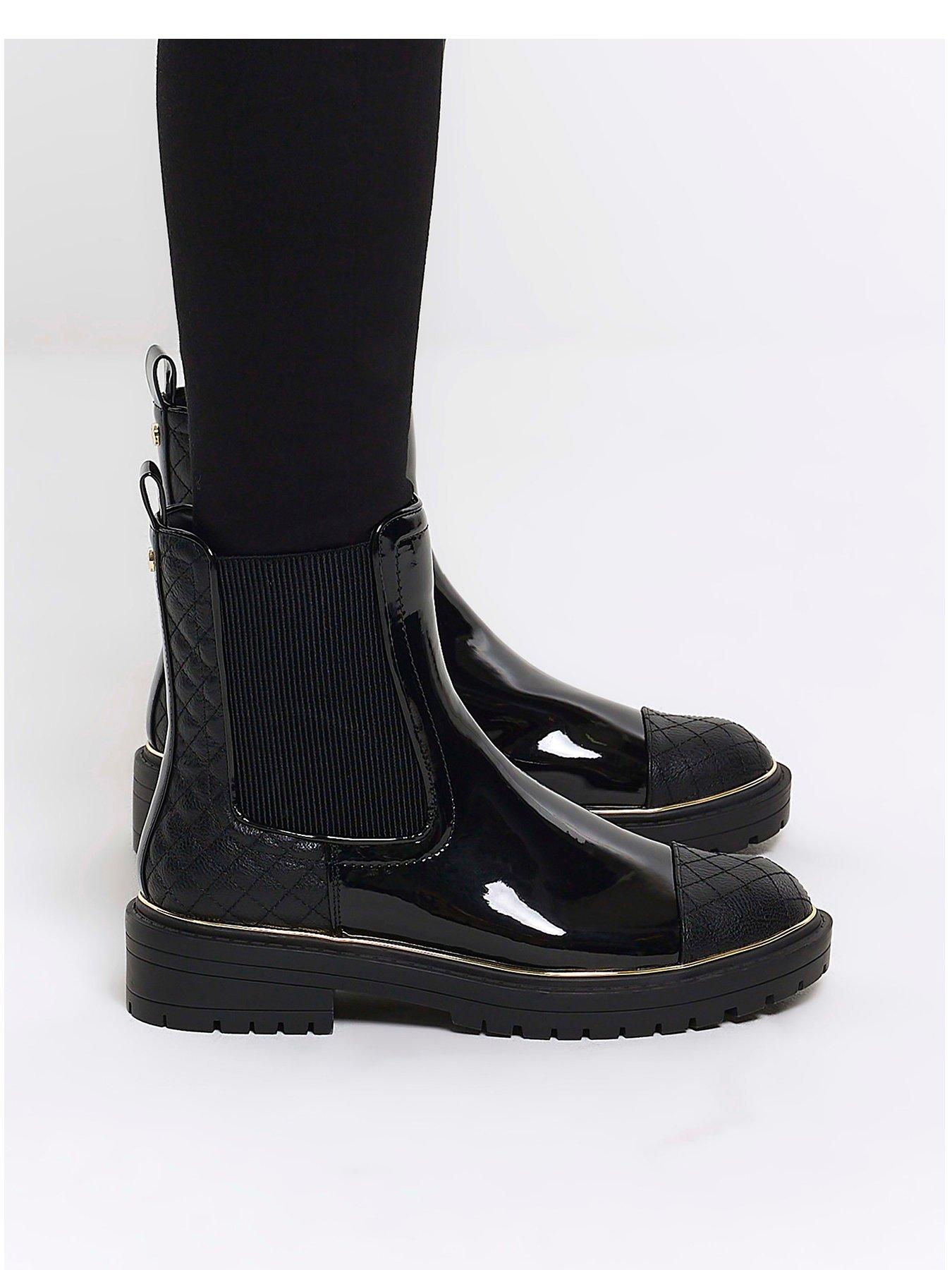 River island chunky store chelsea boots