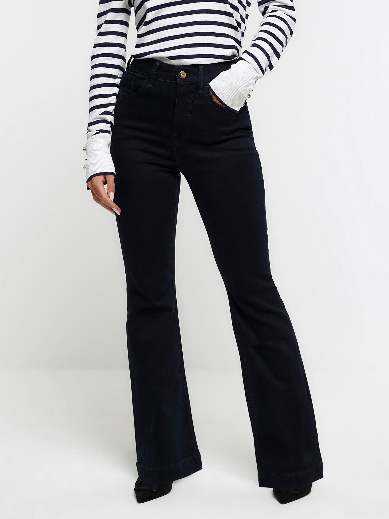 High waisted flare jeans on sale petite