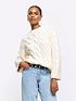  image of river-island-cable-knit-jumper-cream