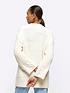  image of river-island-cable-knit-jumper-cream