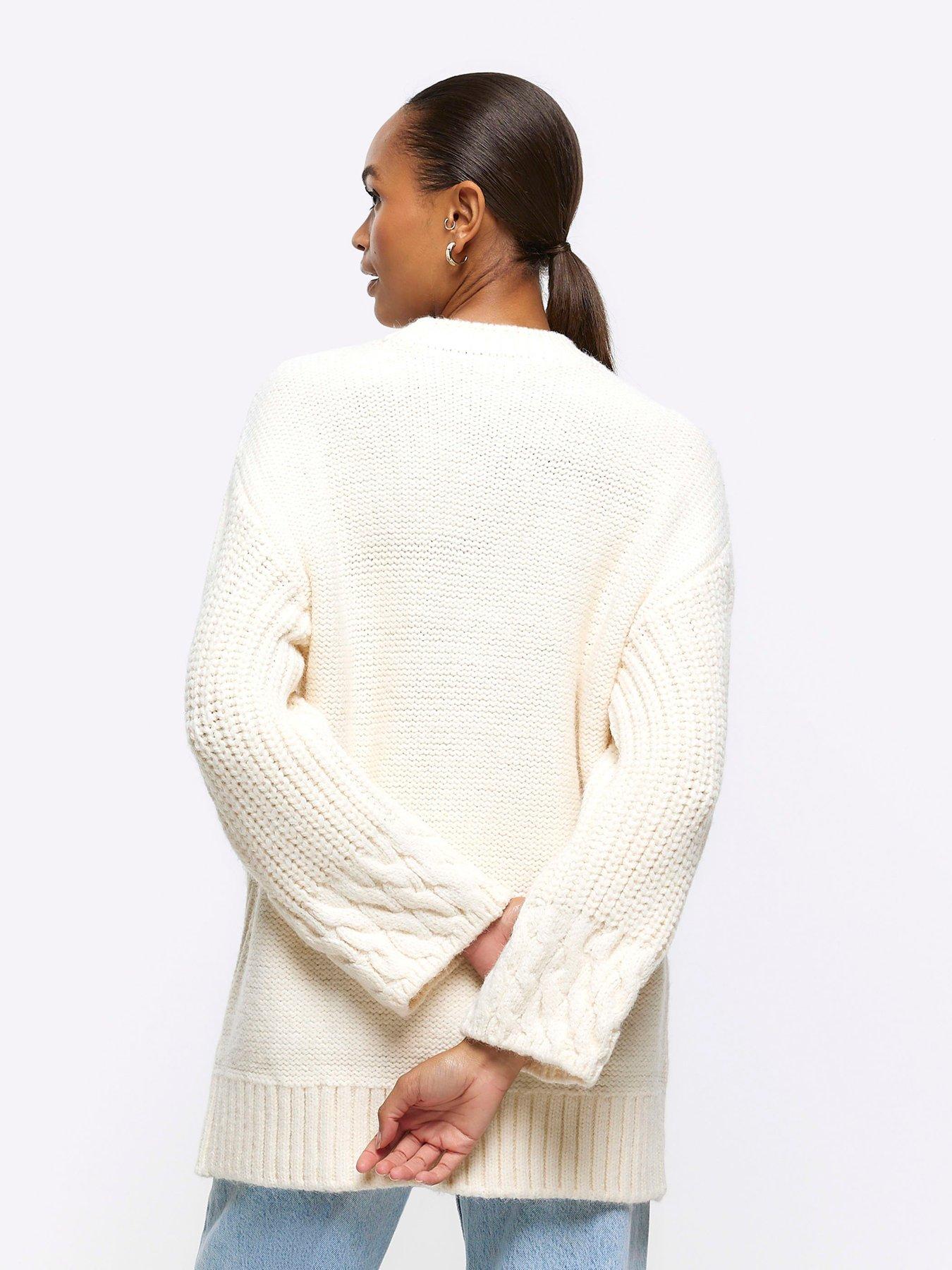 River island cable knit on sale cardigan