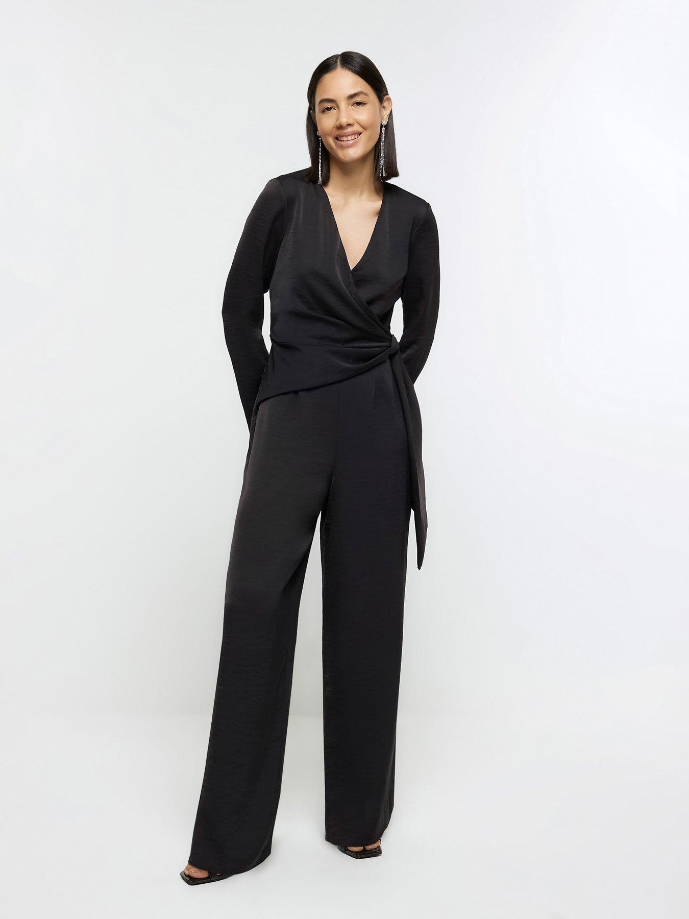 Joe Browns Petite Roxie Denim Jumpsuit - Black