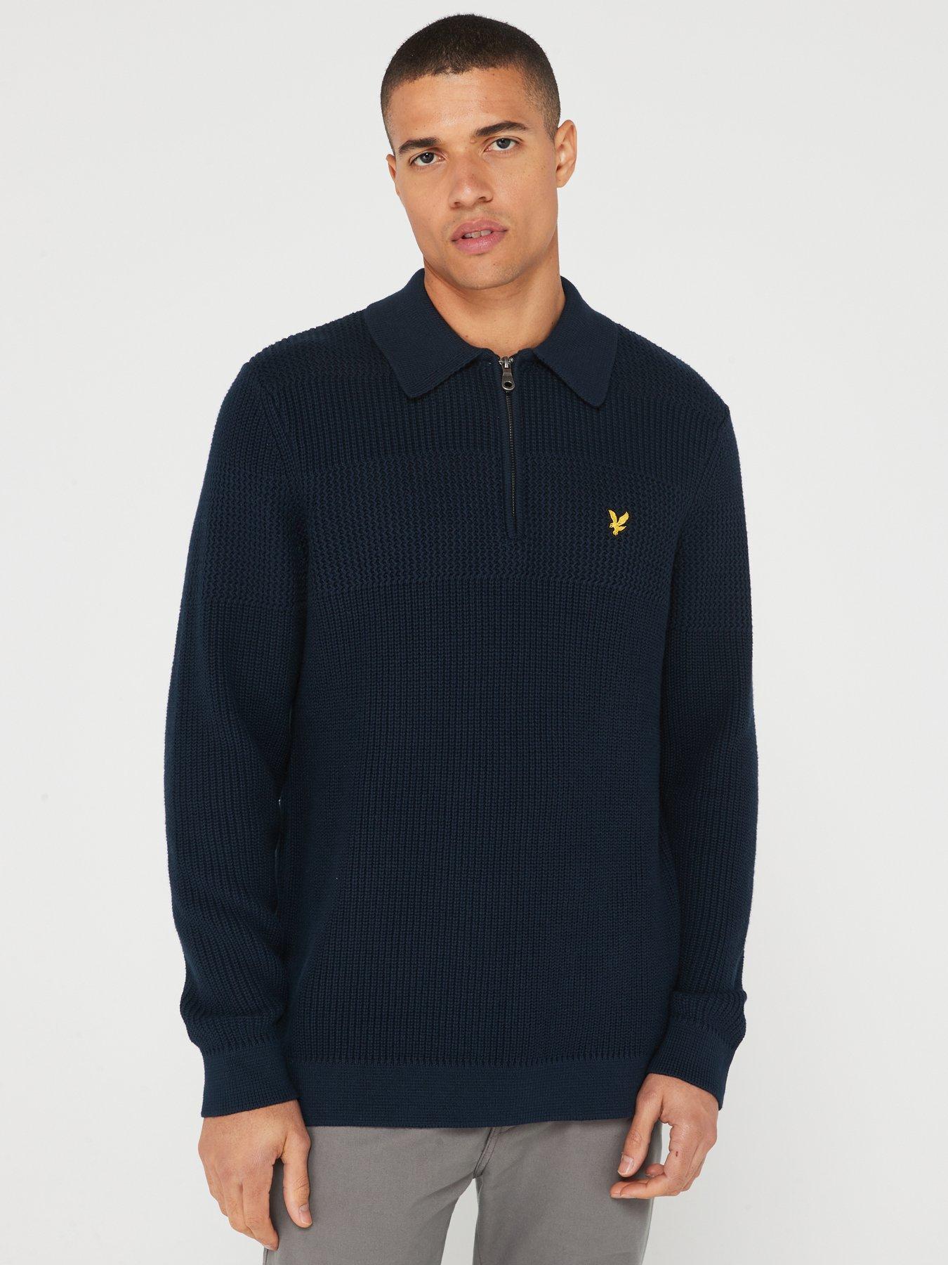 Lyle and scott hot sale navy jumper