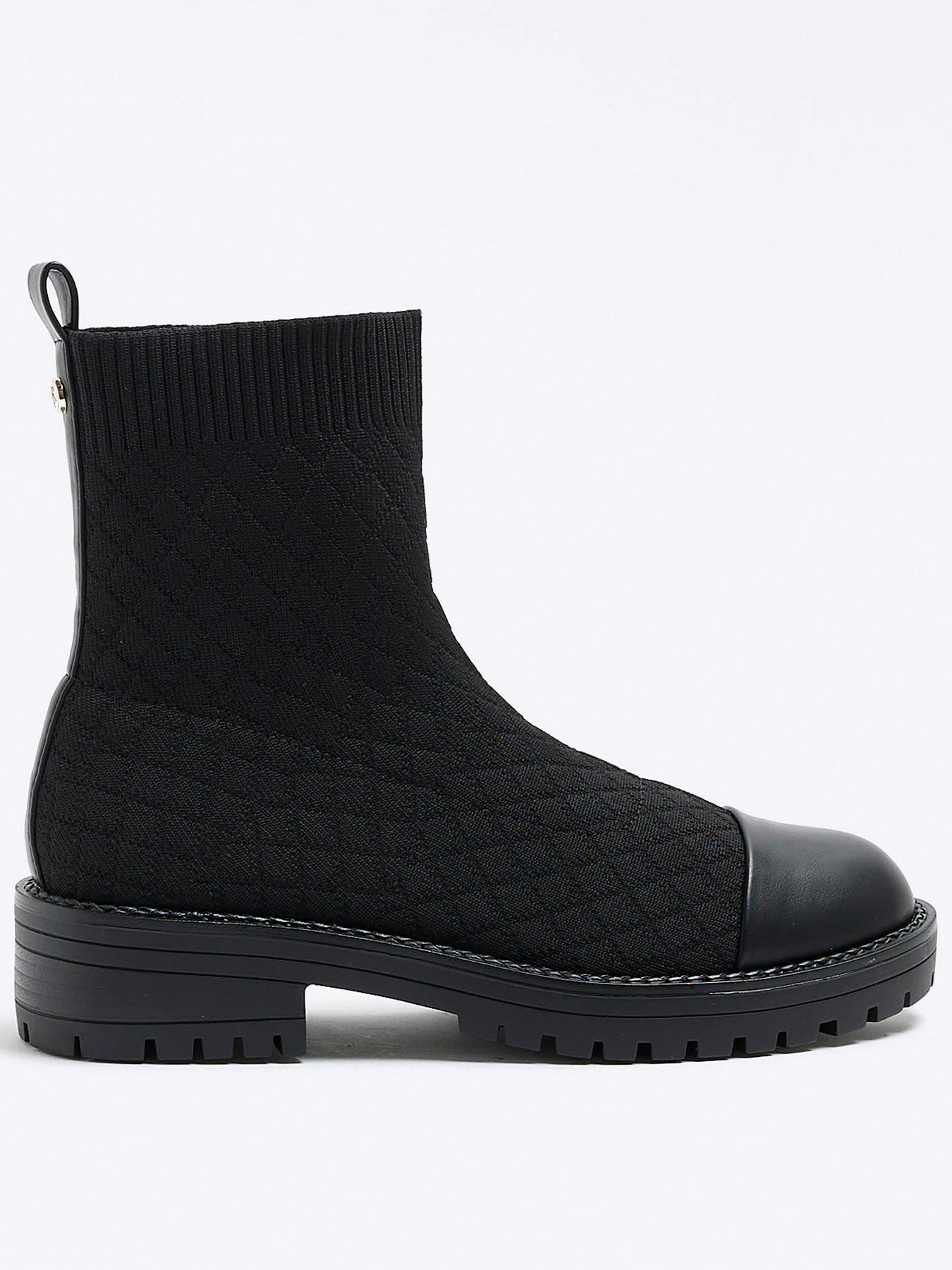 River island grey ankle clearance boots