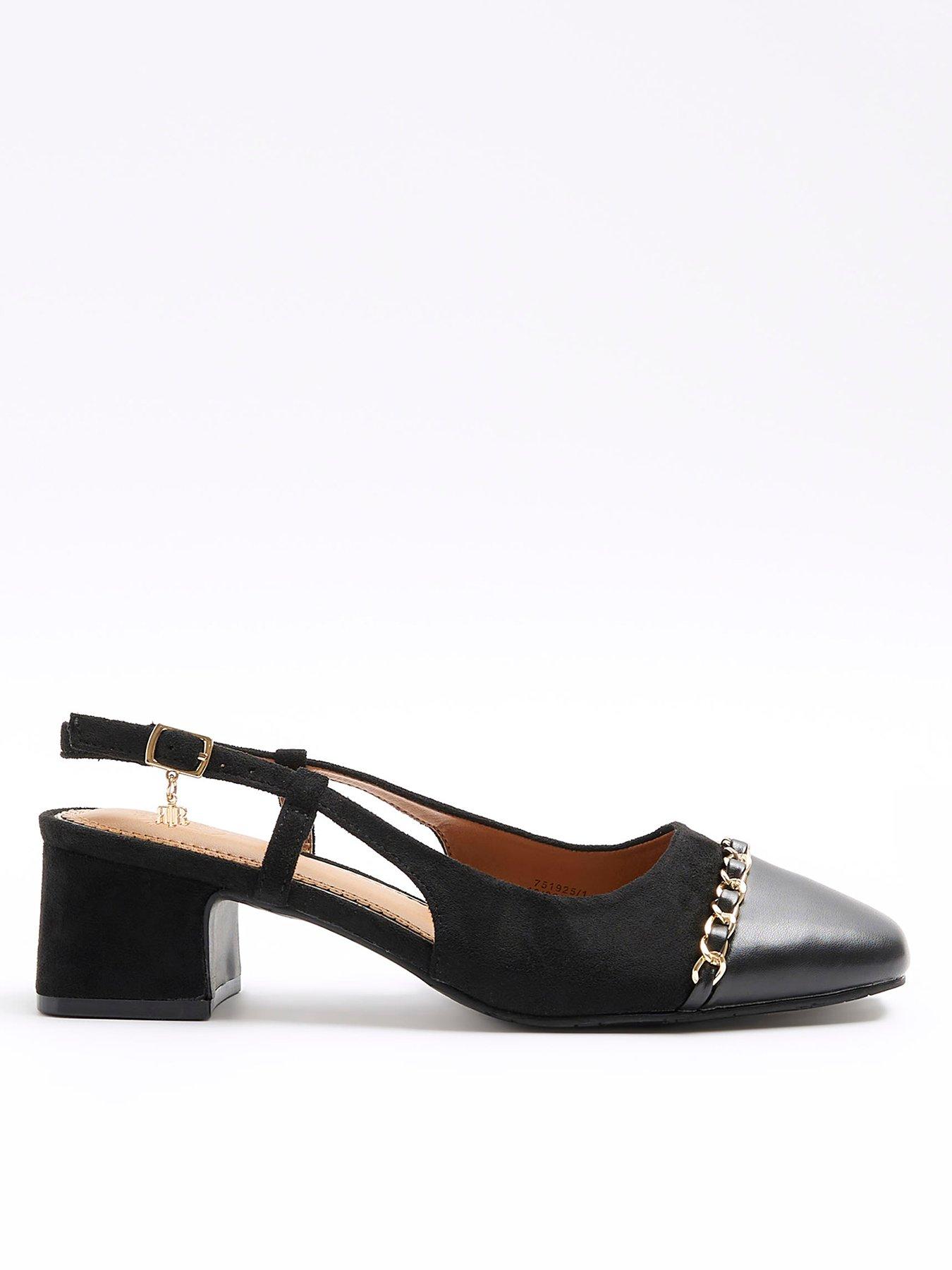 River island store black suede shoes