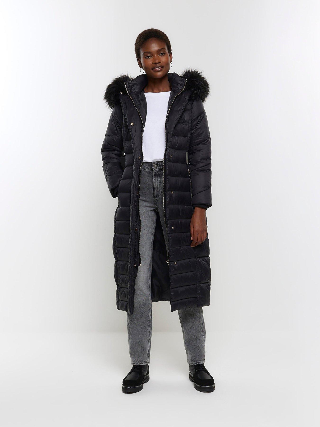 River island store padded coats