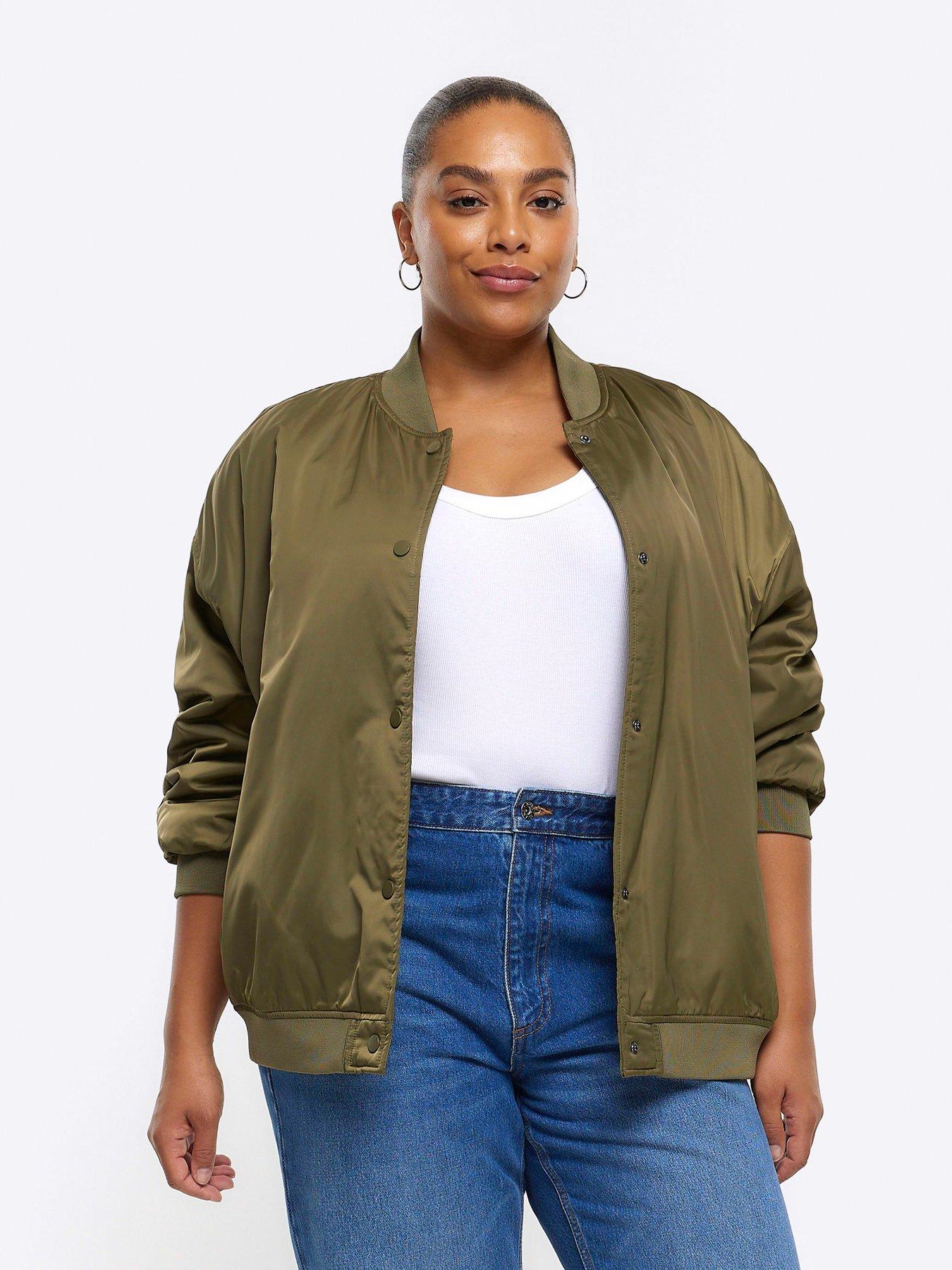 Casual hot sale khaki jacket