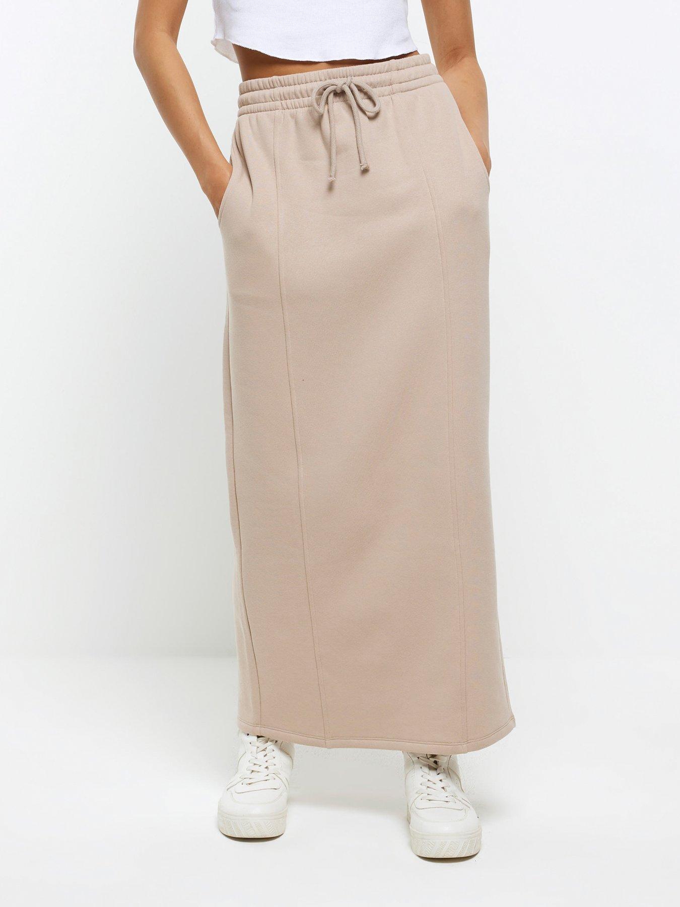 Beige skirt size 16 sales