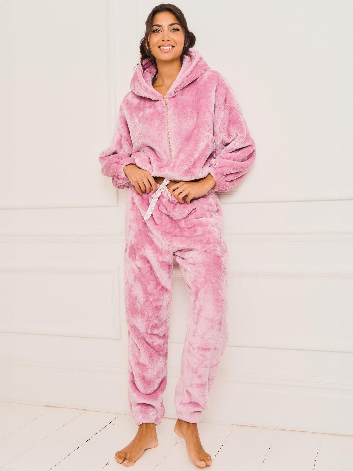 Lands' End Girl's Fleece Footed Pajamas Jammies One Piece - Size S(4)