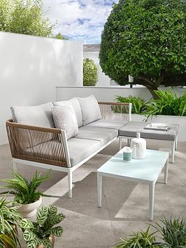 Product photograph of Very Home Seychelles Corner Set Garden Furniture from very.co.uk