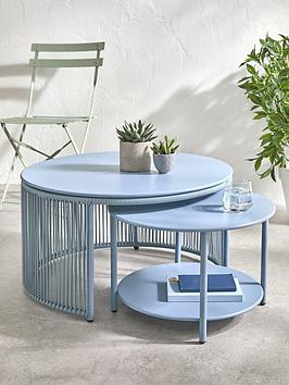 Product photograph of Everyday Hawaii Nested Tables Garden Furniture from very.co.uk