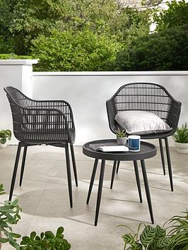 Product photograph of Very Home Porto Bistro Set from very.co.uk