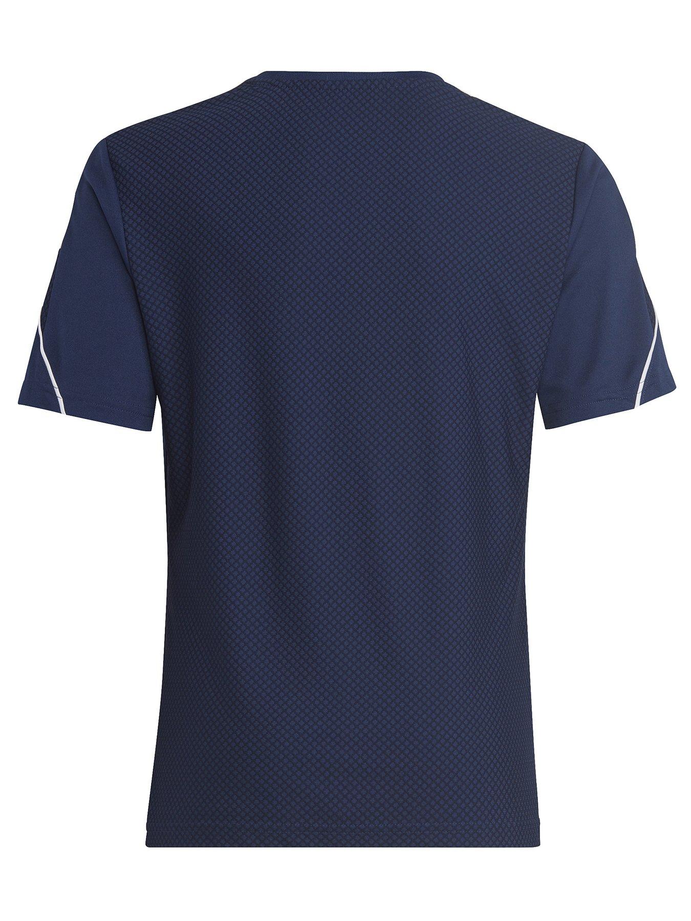 Image 2 of 4 of adidas Youth Tiro 23 Short Sleeve T-Shirt - Navy