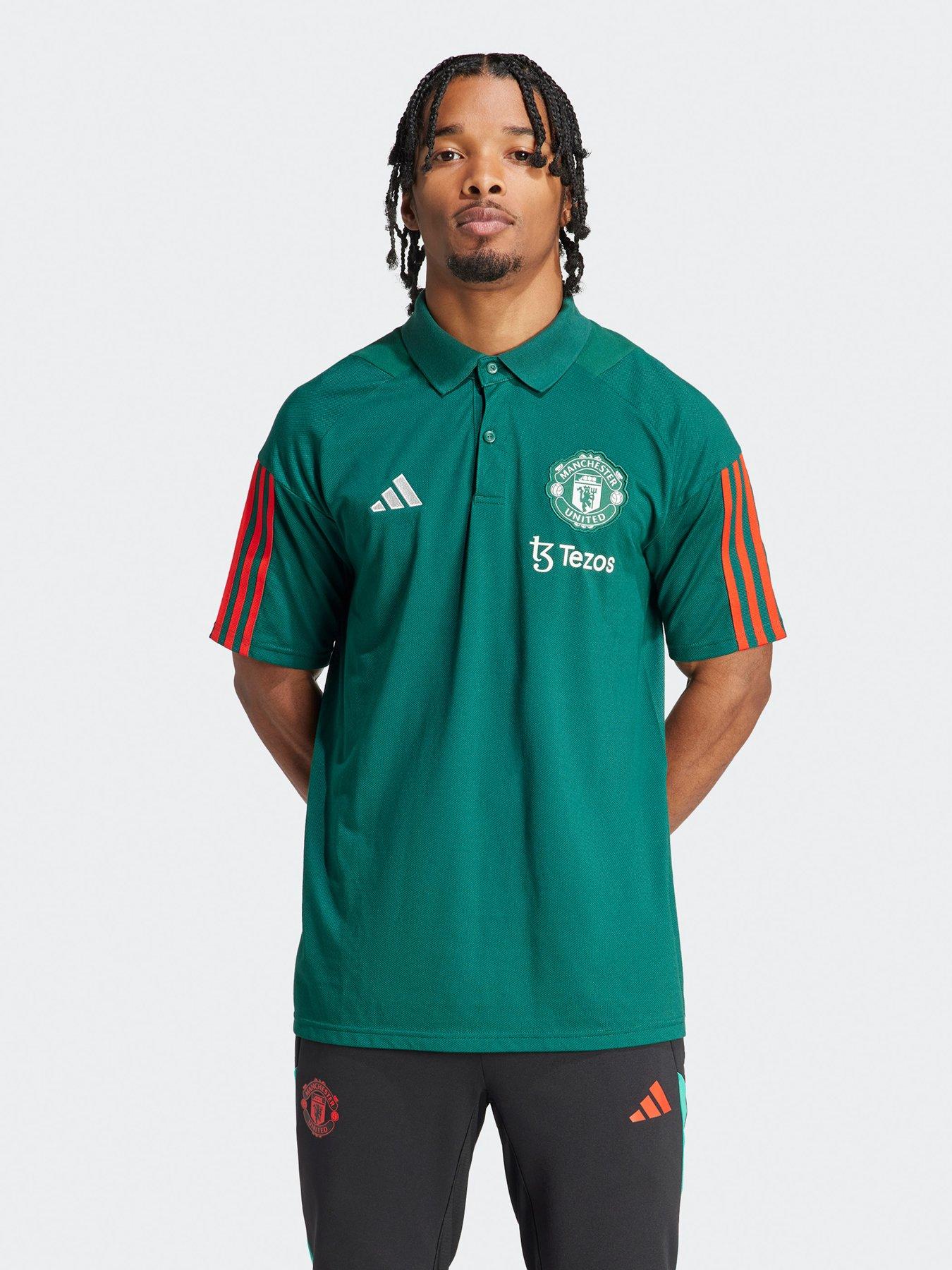 Manchester united adidas polo shirt best sale