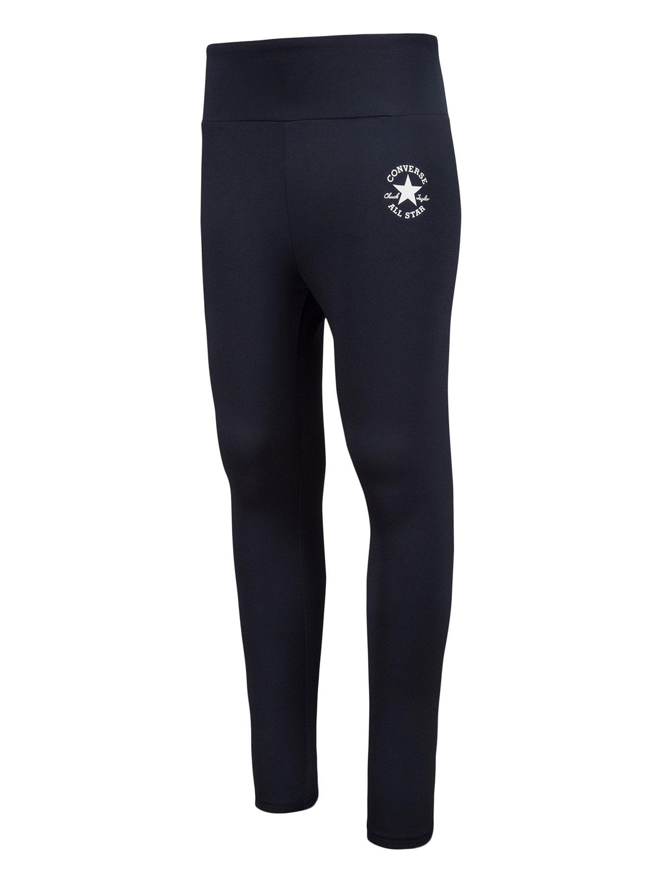 Image 1 of 4 of Converse Older Girls Chuck Patch High Rise Leggings