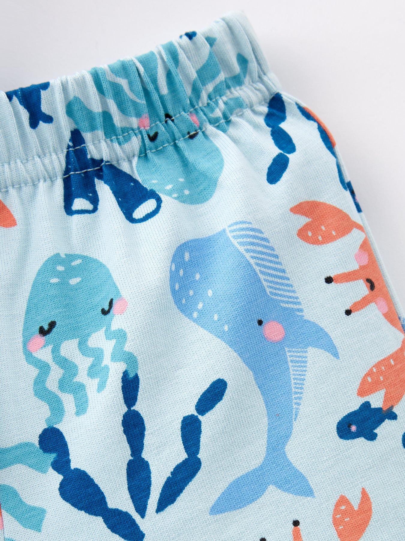 Everyday Baby Boys Short Sleeve Under The Sea T-Shirt and Short Set ...