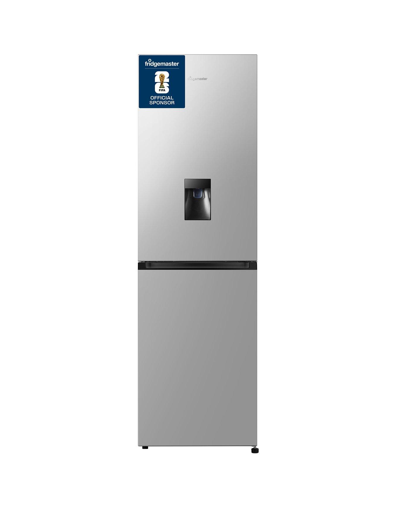Fridgemaster MC55251DES 55cm Wide, Total No Frost, Freestanding Fridge Freezer - Silver
