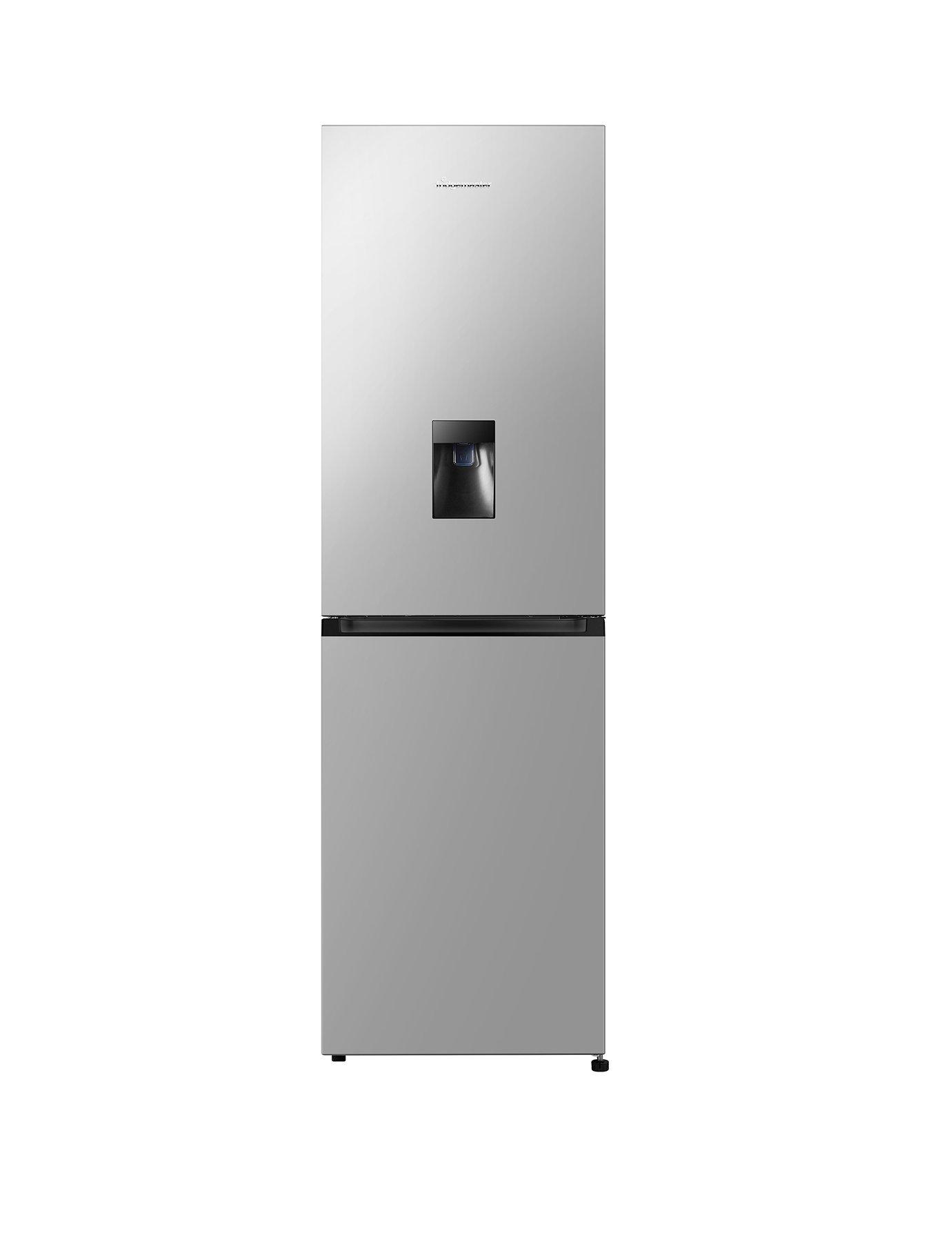 Fridgemaster MC55251DES 55cm Wide, Total No Frost, Freestanding Fridge Freezer - Silver