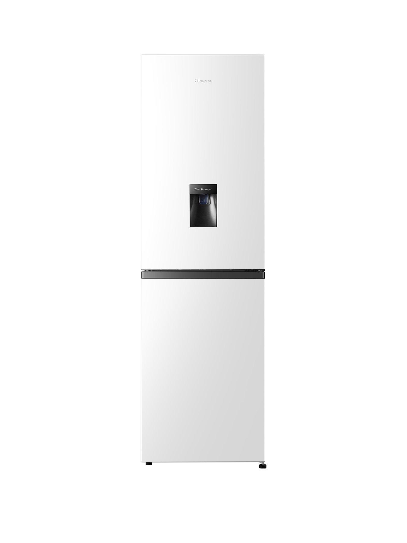 Hisense RB327N4WWE 55cm Wide, Total No Frost, Freestanding Fridge Freezer - White