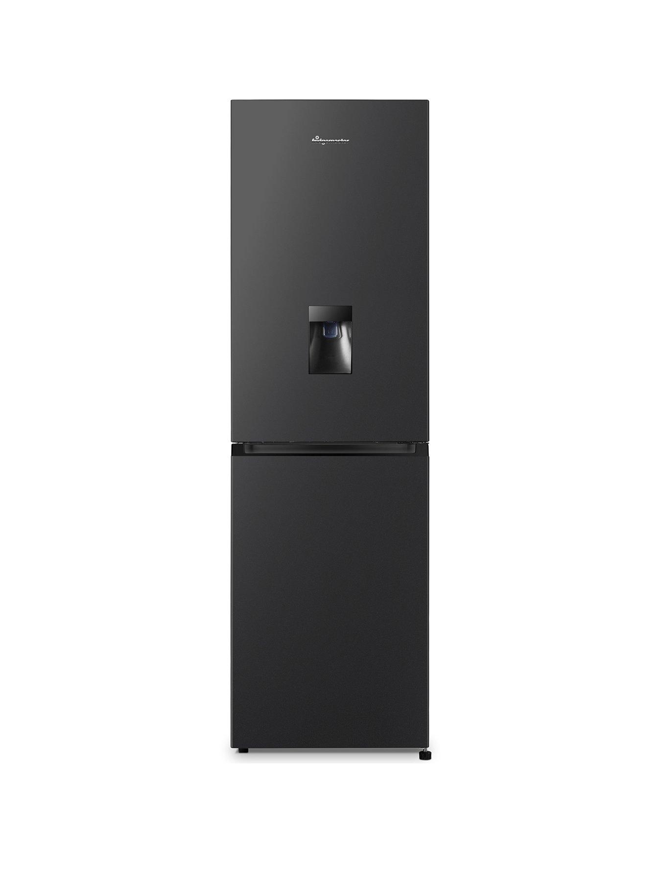 Fridgemaster fridge freezer deals black