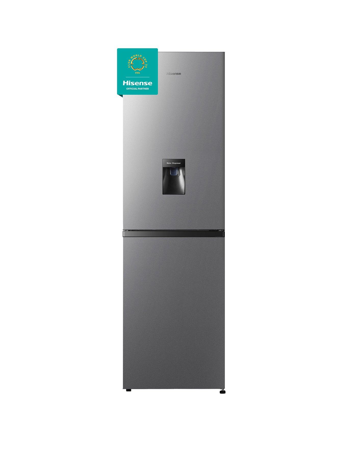undefined RB327N4WCE 55cm Wide, Total No Frost, Freestanding Fridge Freezer - Stainless Steel