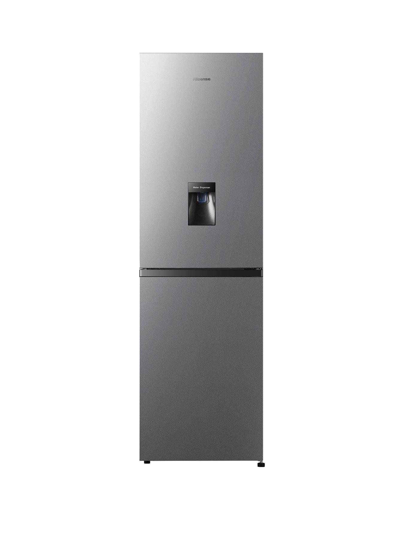 undefined RB327N4WCE 55cm Wide, Total No Frost, Freestanding Fridge Freezer - Stainless Steel