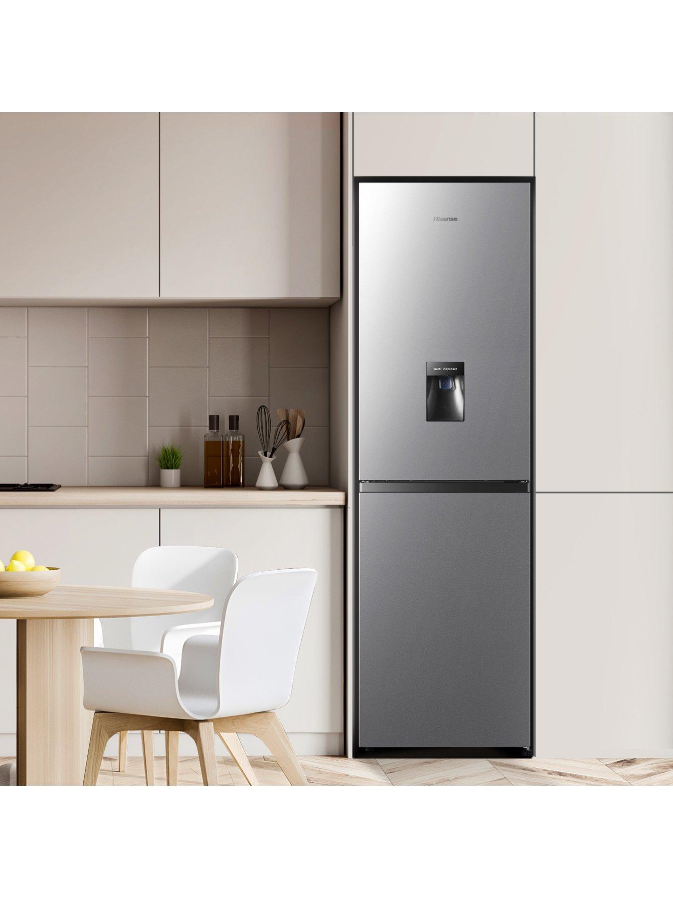 Image 3 of 7 of Hisense RB327N4WCE 55cm Wide, Total No Frost, Freestanding Fridge Freezer - Stainless Steel