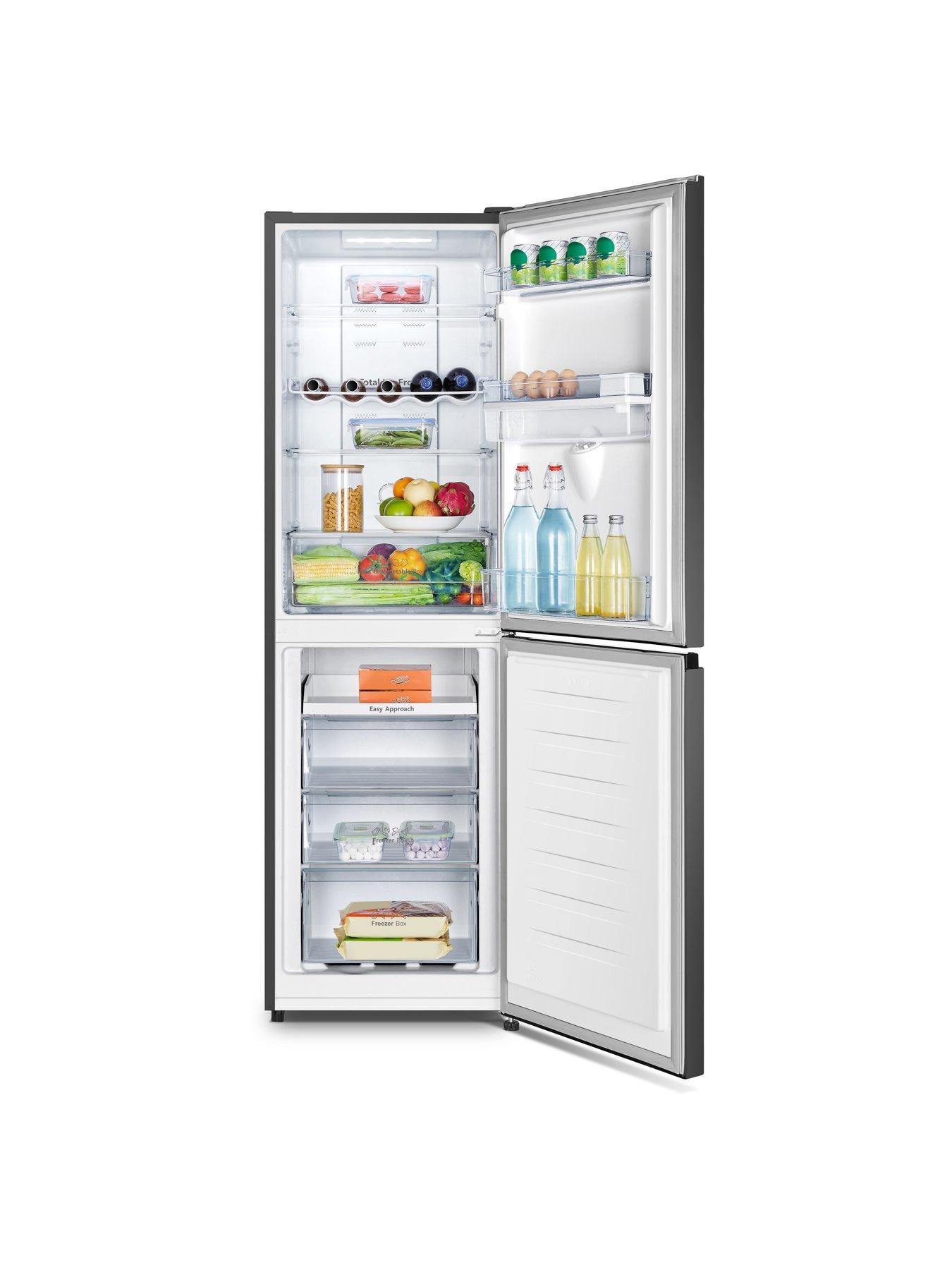 Image 2 of 7 of Hisense RB327N4WBE 55cm Wide, Total No Frost, Freestanding Fridge Freezer - Black