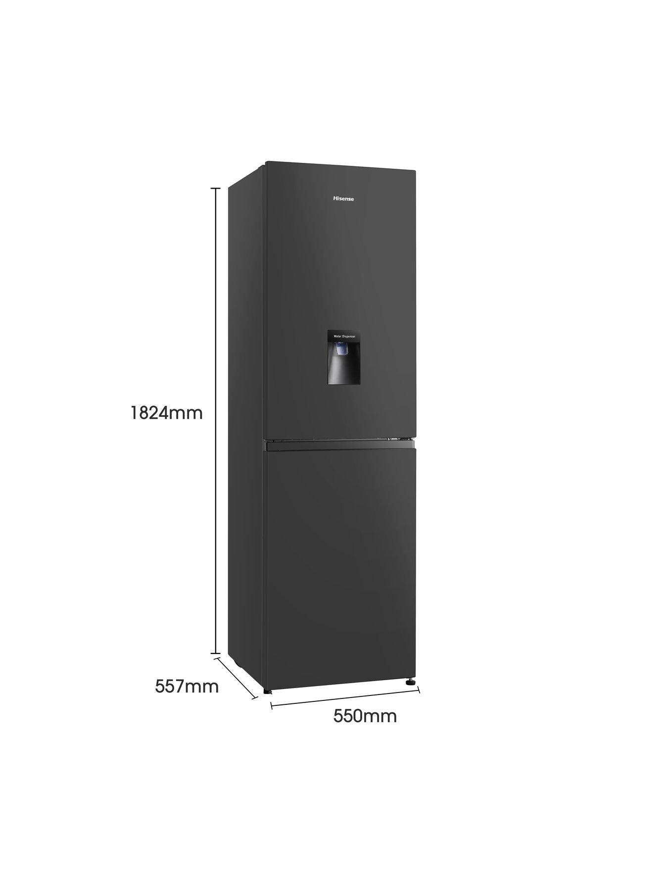 Image 6 of 7 of Hisense RB327N4WBE 55cm Wide, Total No Frost, Freestanding Fridge Freezer - Black