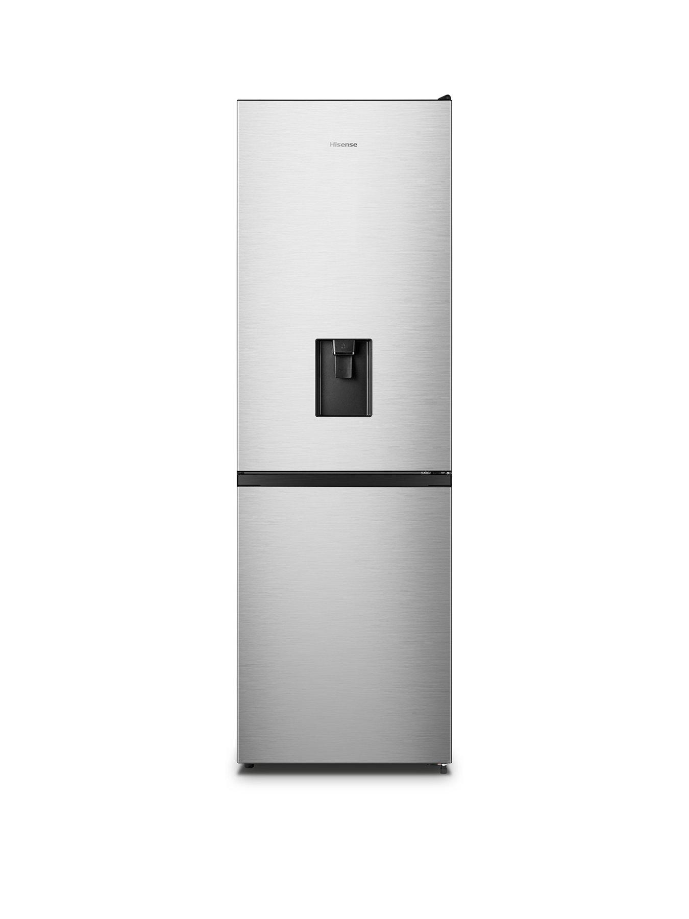 Hisense Rb390N4Wce 60Cm Wide, Total No Frost, Freestanding Fridge Freezer - Stainless Steel