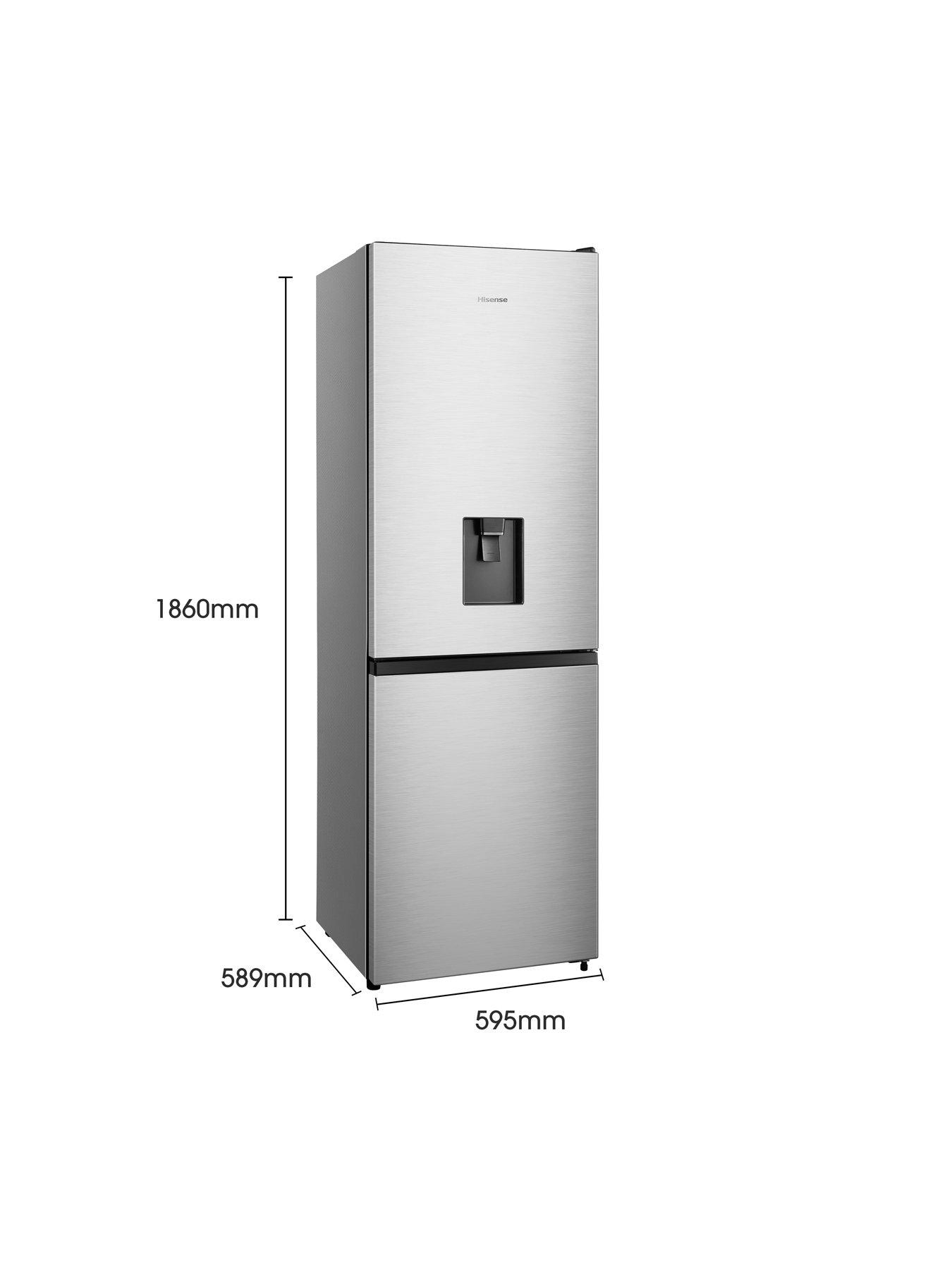 Image 6 of 7 of Hisense RB390N4WCE 60cm Wide, Total No Frost, Freestanding Fridge Freezer - Stainless Steel