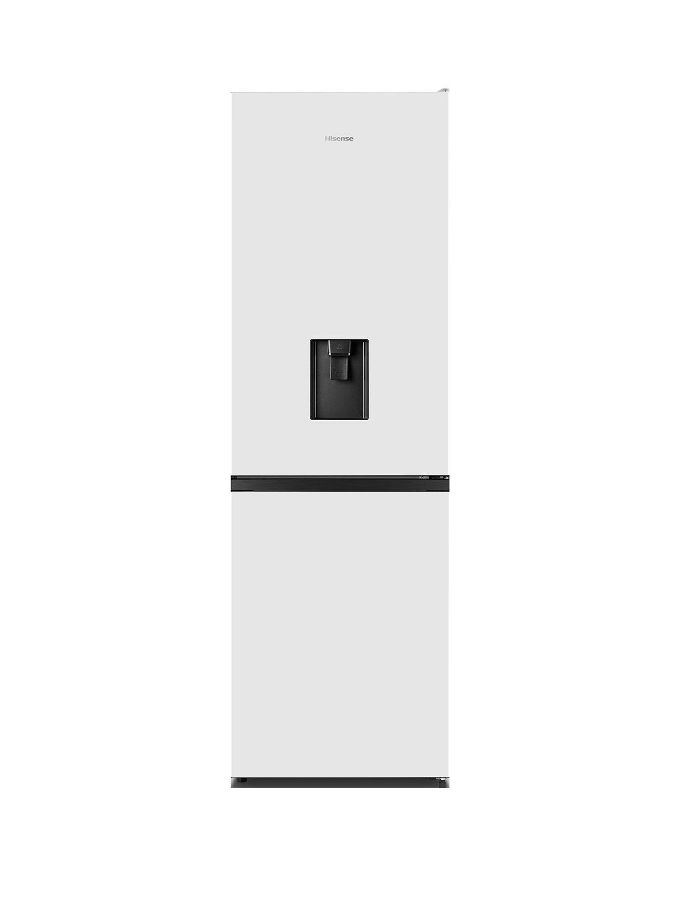 Hisense RB390N4WWE 60cm Wide, Total No Frost, Freestanding Fridge Freezer - White